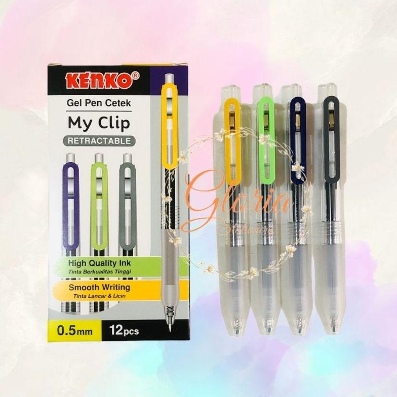 

Termurah KENKO pen gel my Clip/ Pen gel cetrek My clip KENKO SALE