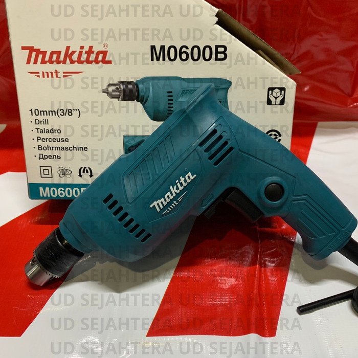 ✅New Ori Mesin Bor Tangan Makita M 0600 B 10Mm Ex Maktec Mt60 Limited