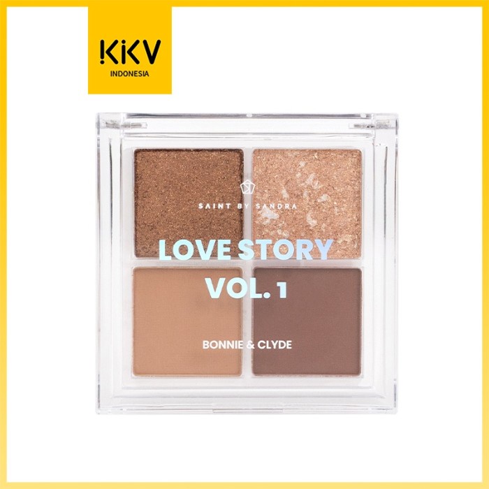 KKV - SAINT BY SANDRA QUADRA EYESHADOW PALETTE - VOL. 1 BONNIE & CLYDE