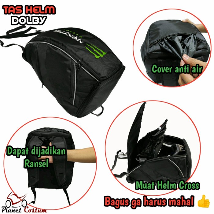 Promo Tas Motor Ransel Bagasi Helm Trail Motocross Praktis Berkualitas