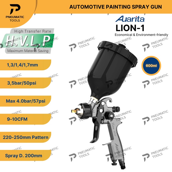 Promo Spray Gun Auarita Lion-1 Hvlp Original - Environmental Spray Gun Lion1