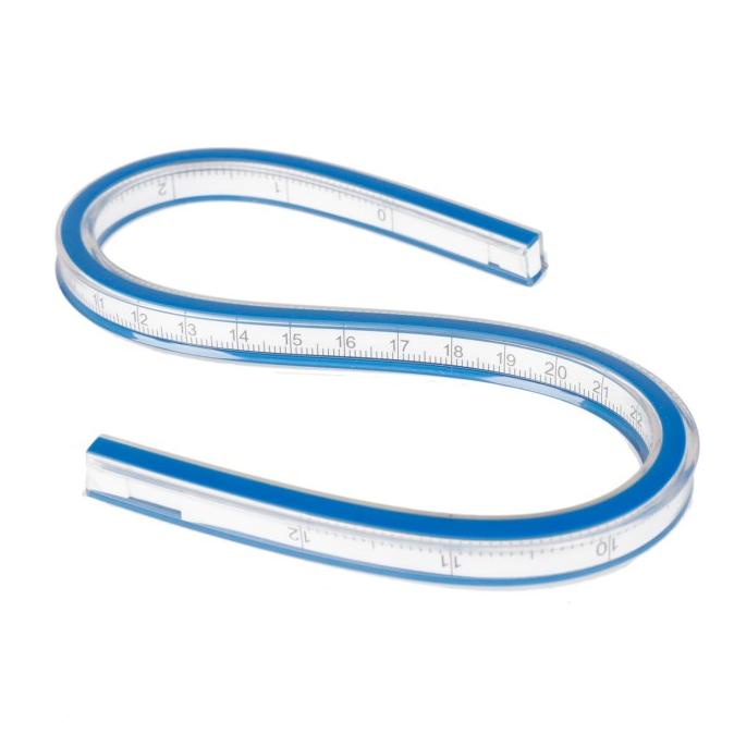 

Flexible Curve Ruler Ct-30 - Penggaris Jahit Pola Lengkung Flexible Kode 934