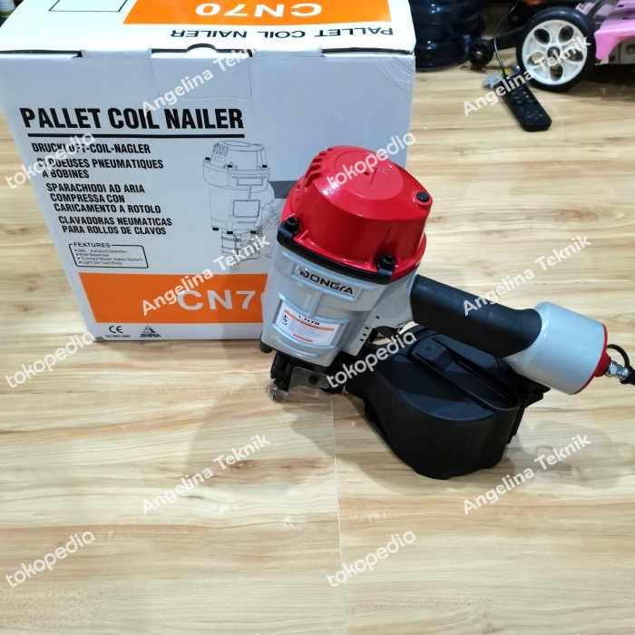 ✅Ori Pallet Coil Nailer Cn70 Dongya/Mesin Paku Pallet Cn70 Dongya Bisa Gojek