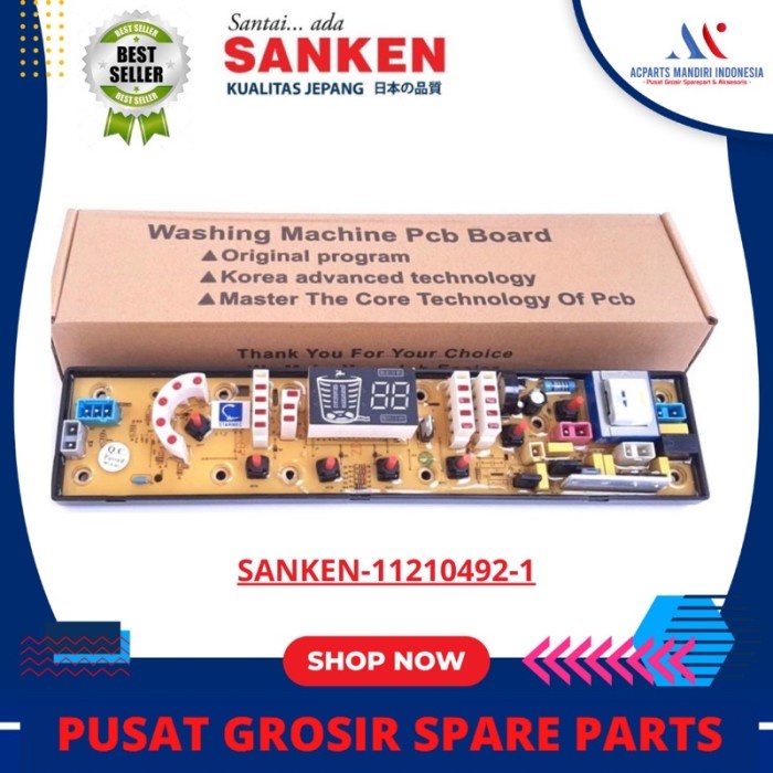 Modul Pcb Mesin Cuci Sanken Tornado Qw-S890