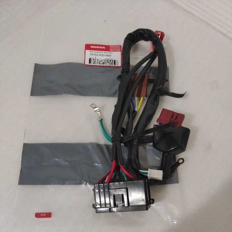 Kabel Body Bagian Aki Accu Sub Harness Battery Batre Honda Scoopy Esp 2017 Original