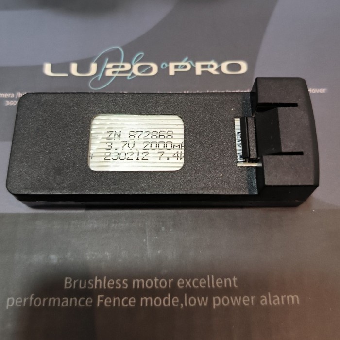 Baterai Drone Lu20 Lipo 3.7V 2000Mah