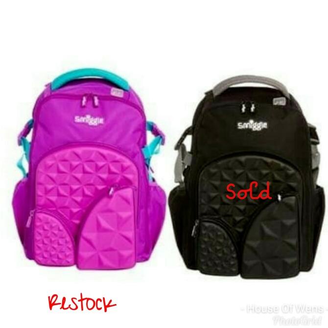 Terbaik Smiggle Premium Hardtop Backpack Black - Tas Smiggle Terbaik