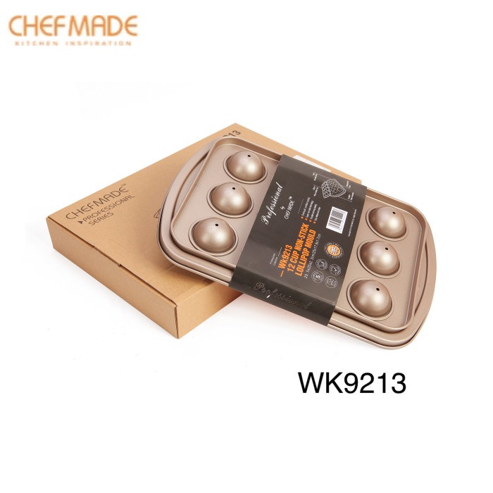 

✅Termurah Eltamart Chefmade 12 Cup Loyang Bentuk Lollipop Anti Lengket Wk9213 Bisa Sameday