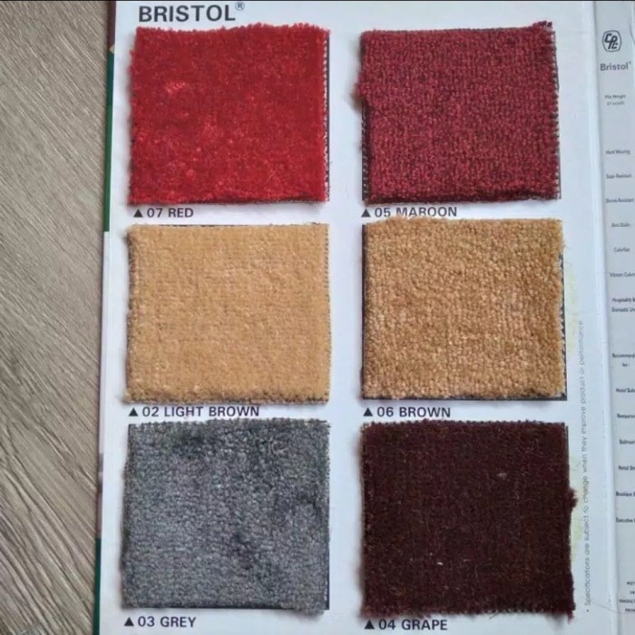 ✅Ready Karpet Bristol Meteran Murah Diskon