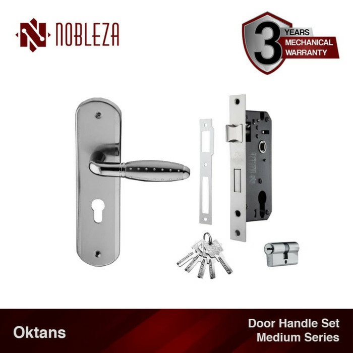 ✅Sale Handle Medium Oktans Nobleza / Handle Pintu Set Nobleza / Gagang Pintu Diskon