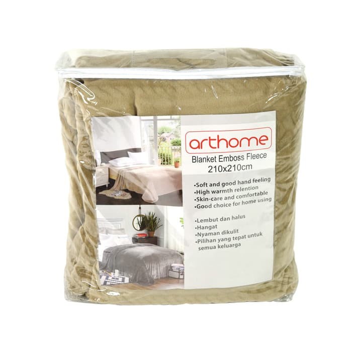 ✅Termurah Arthome Selimut Embos Fleece Bisa Sameday