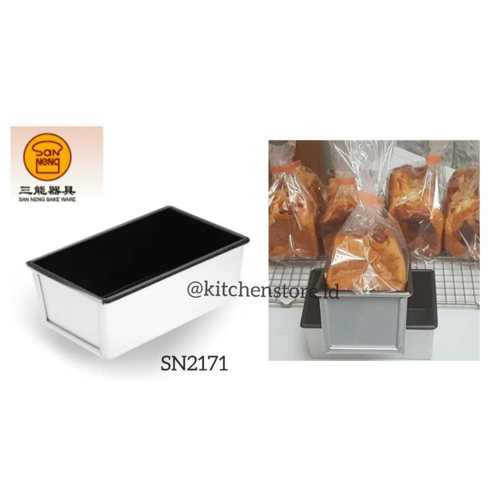 

✨Baru Sanneng Loaf Pan Sn2171 / Loyang Cetakan Roti / Loyang Kue Persegi Limited