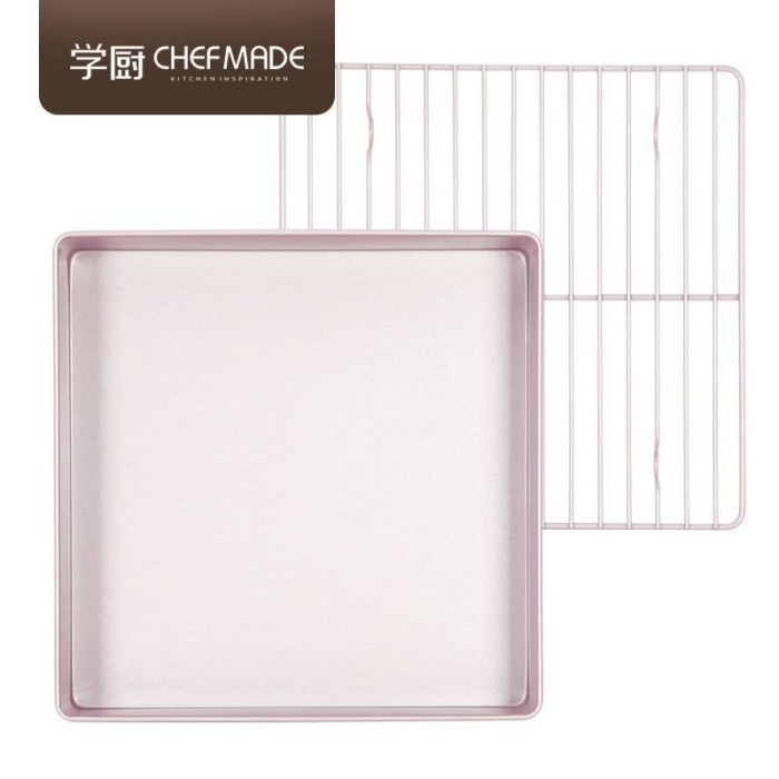 

✅Termurah Loyang Chefmade Square Cake Pan Baking Rack Uk 28X28 Wk 9811 Diskon