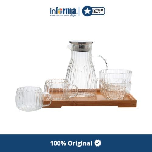 ✅Termurah Informa - Appetite 1.5 Ltr Set 6 Pcs Hardware Teko  Gelas Diskon