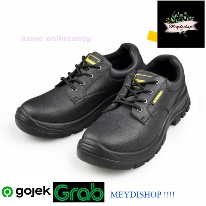 ✨COD Krisbow Sepatu Pengaman Size 41_Safety Shoes Black 4 Inc Maxi Limited
