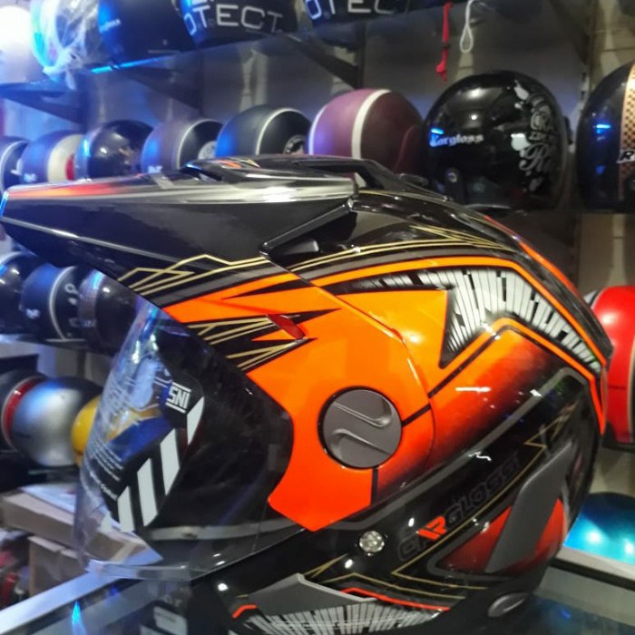 ✨COD Helm Carglos Former/Semi Cros Bisa Gojek