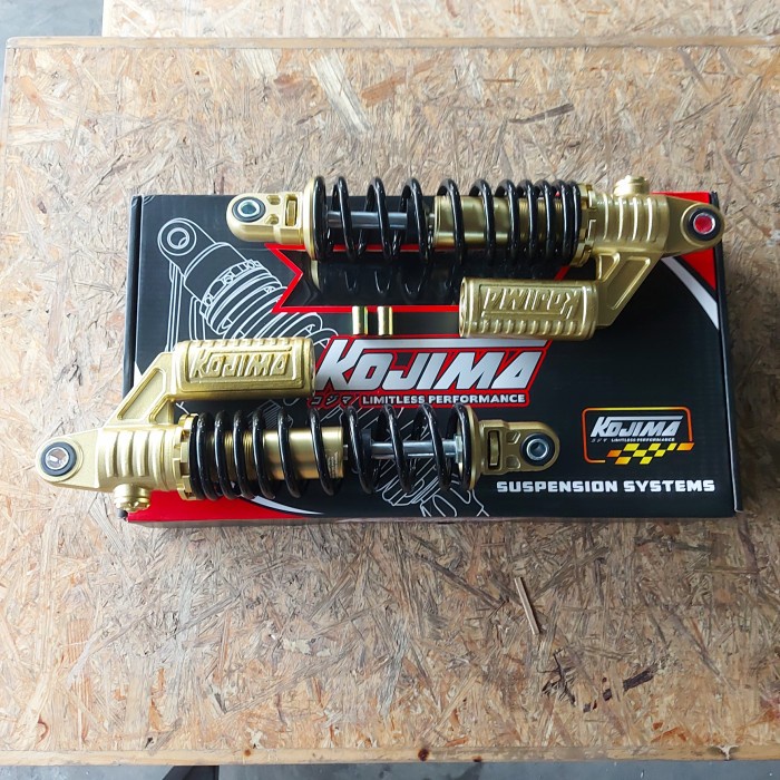 ✨New Shockbreaker Shock Belakang Tabung Kojima Uk 32 320 Mm Hitam Emas Terbaru