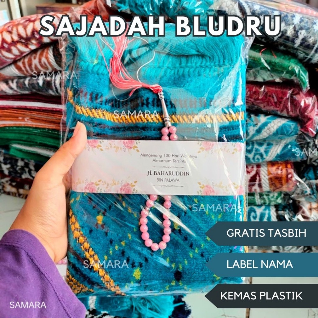 SEJADAH SAJADAH BLUDRU SOUVENIR TAHLILAN HAJI UMROH PERNIKAHAN KHITANAN PAKET YASIN SAJADAH TASBIH