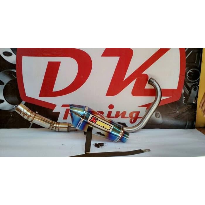✨New Ori Knalpot Z250 Sl Satria Fu Lama Injection Akrapovic Garda Biru Limited