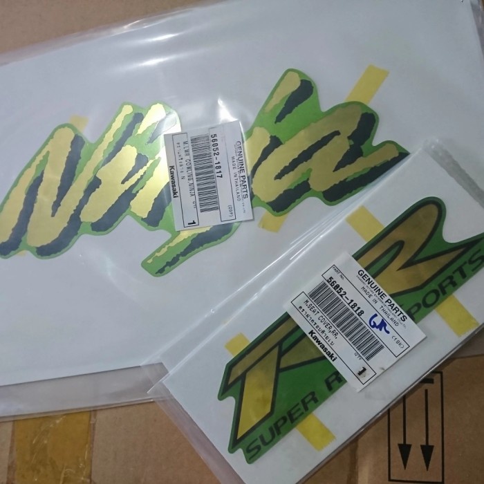 ✨New Ori Decal Bodi Ninja Rr Zx Kawasaki Genuine Part Thailand Limited
