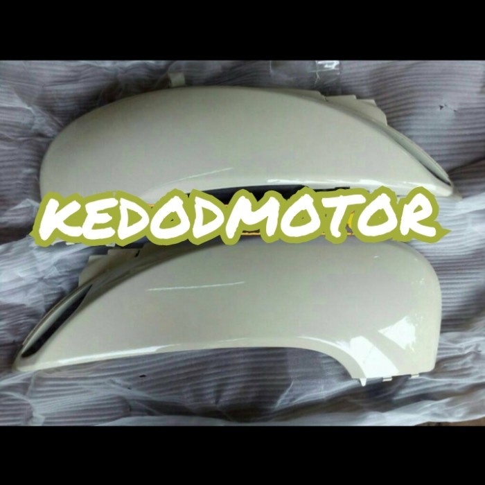 ✨New Ori Cover Body Samping Honda Scoopy Fi Warna Cream-Krem Tahun 2013-2016 Terbatas