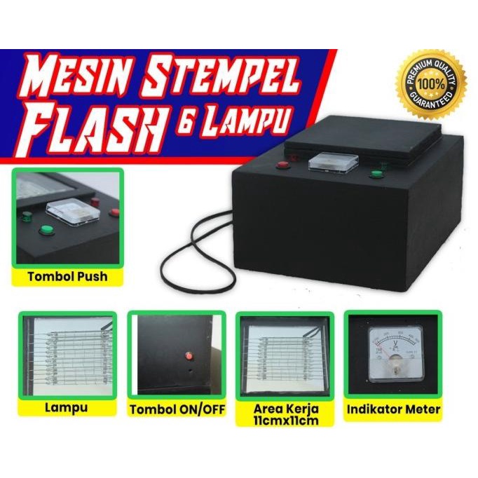 

Readyy Mesin Stempel 6 Lampu Lurus Elko Besar Packing Aman