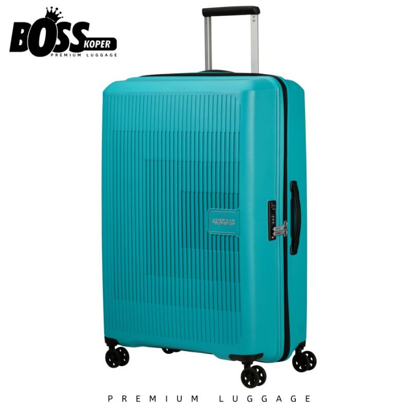 Koper 28 Inch Large AMERICAN TOURISTER Hardcase Kuat Expand + TSA By Samsonite Original