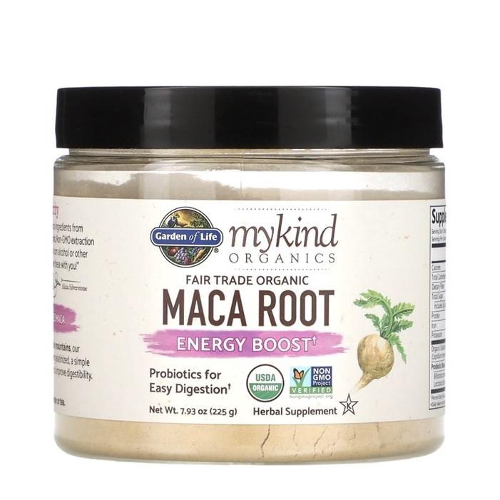 

GARDEN OF LIFE MYKIND ORGANICS FAIR TRADE ORGANIC MACA ROOT ENERGY BOOST 225 GRAM