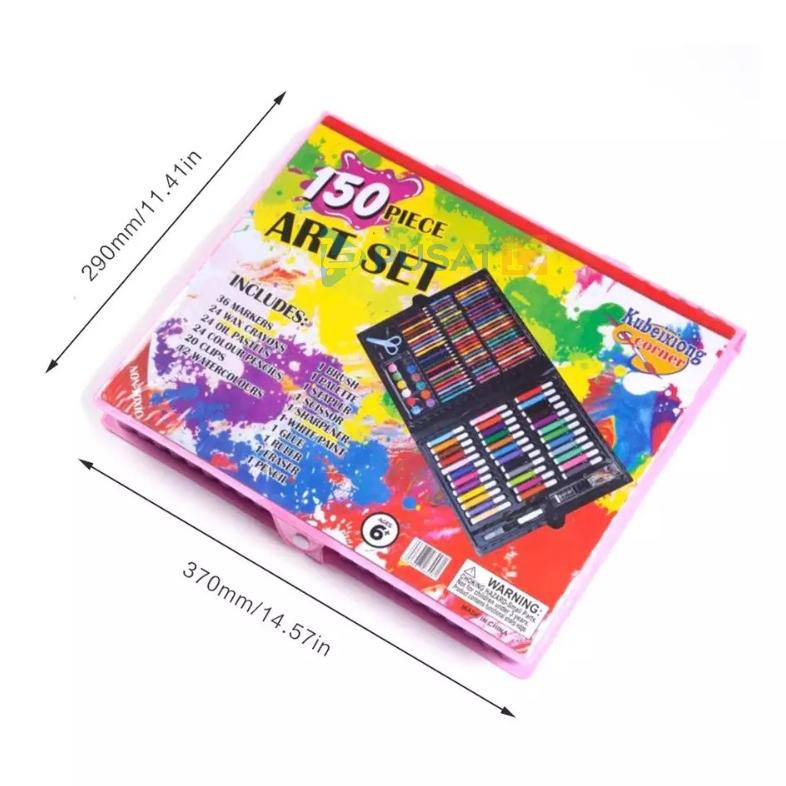 

TERMURAH PUSAT17 ALAT TULIS SET CRAYON COLOURING SET 150PCS / ART SET 150PCS PENSIL WARNA SET ALAT LUKIS ANAK KRAYON SET ORIGINAL PROMO