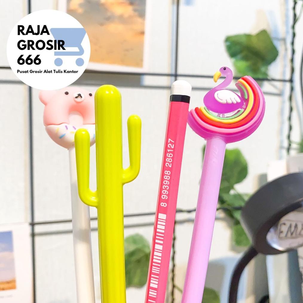 

TERLARIS Pouch Set alat tulis sticker pensil gantungan kunci pulpen pena pensil penggaris sekolah sticky notes penjepit sticker cutter mini finger protector SALE