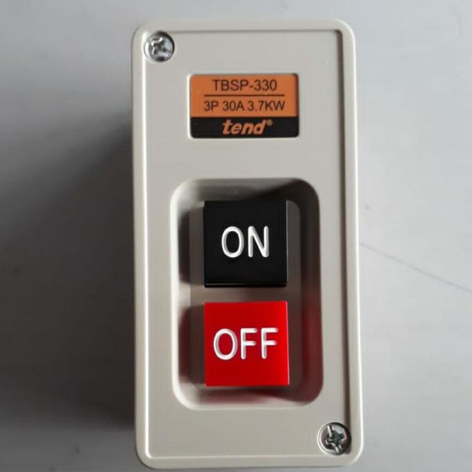 Push Button Power TBSP 3P 30A TBSP-330 Tend 3 Phase 3.7kw 30A