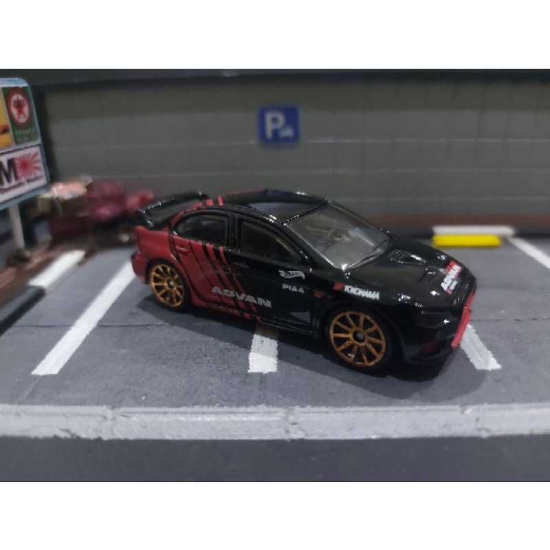 Hotwheels Mitsubishi Lancer Evolution Advan Loose