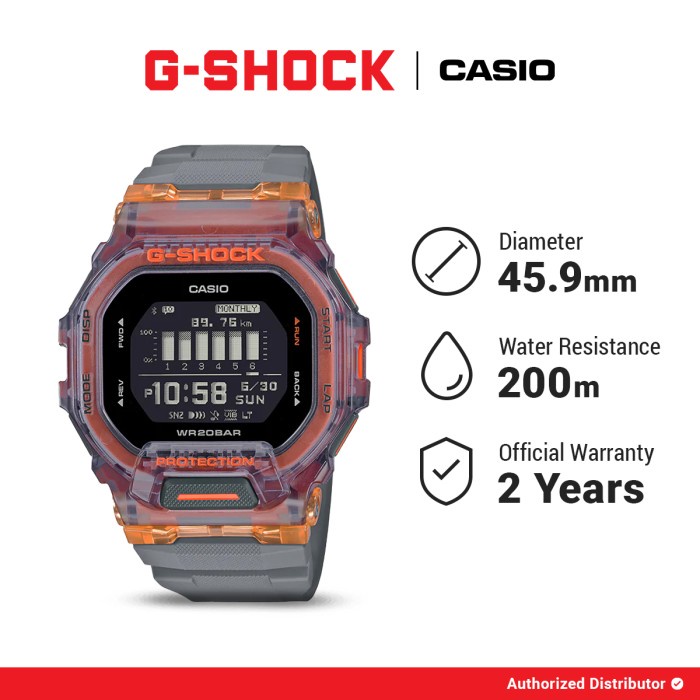 Casio G-Shock Jam Tangan Digital GBD-200SM-1A6DR/GBD-200SM-1A5D
