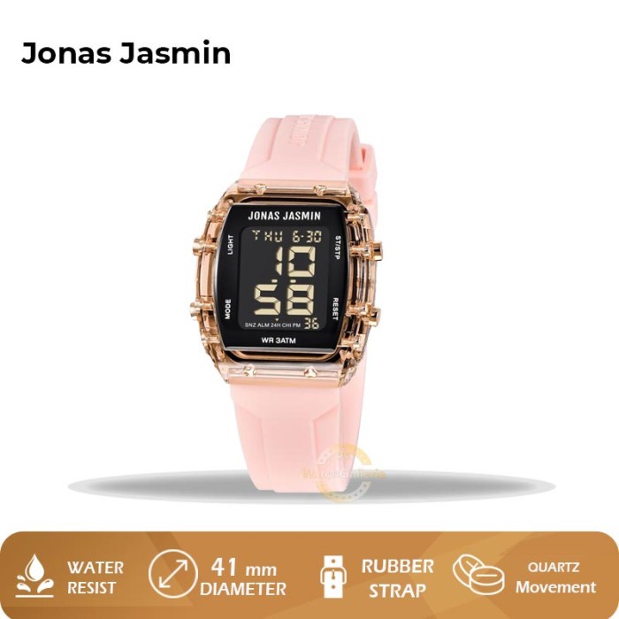 Jam Tangan Wanita Digital Jonas Jasmin JJ-2244L 2244 PK Original Murah