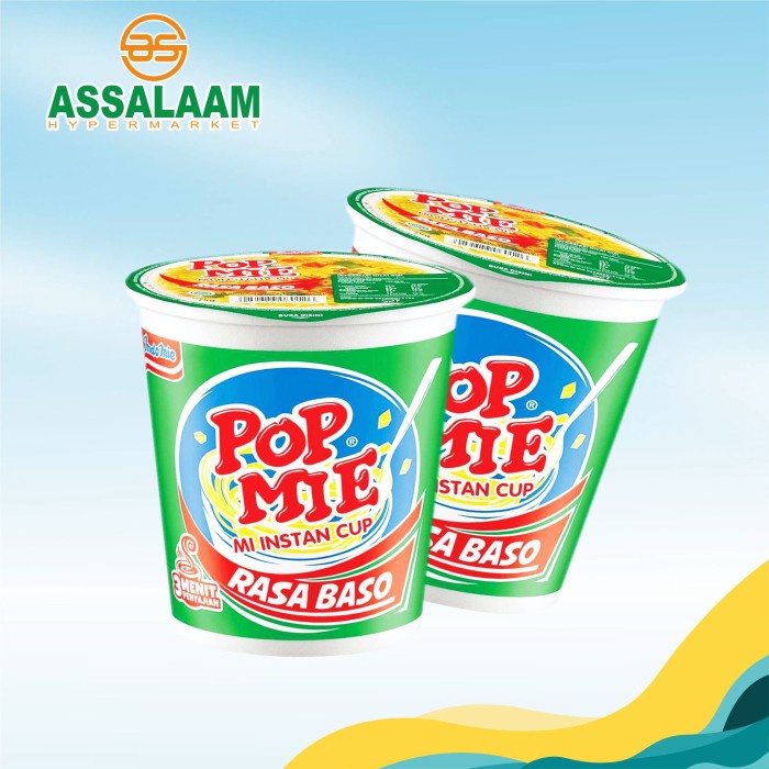 

INDOMIE POP MIE BAKSO 75GR/PC