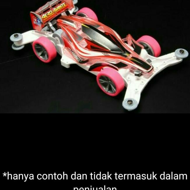 Ban Hard Clear Pink Medium 2Pcs Losse Kit Original Tamiya 95058