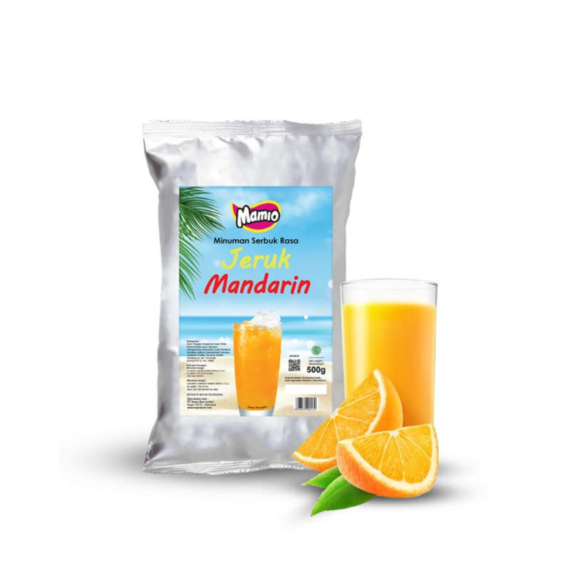 

Mamio Bubuk Minuman Jeruk Mandarin / Orange Kemasan 500Gr