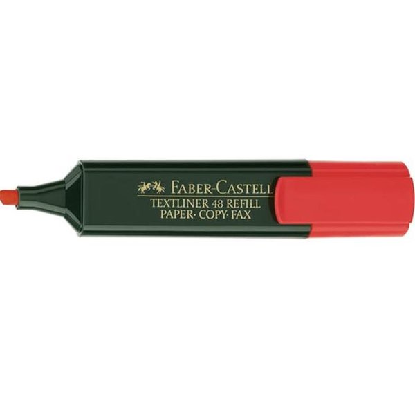 

FABER CASTELL 154821 TEXTLINER 48 OPAQUE RED