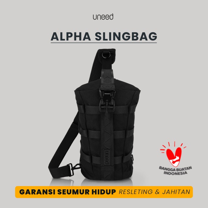 ✨Ready Uneed Tas Selempang Waist Bag Alpha Sling Bag- Unb221 Terbatas
