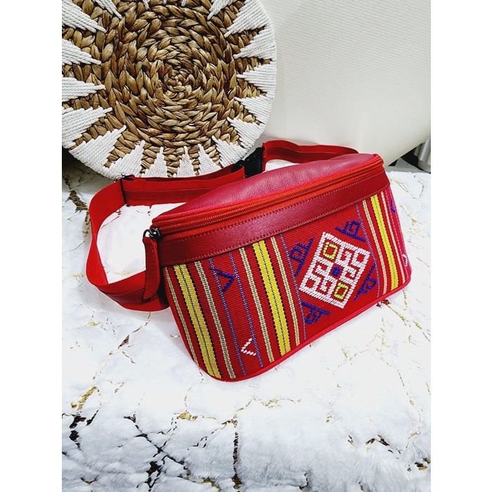 ✨Original Tas Oyee 8315 Tenun Tangan Buna Amanuban Asal Ntt Kombinasi Kulit Berkualitas