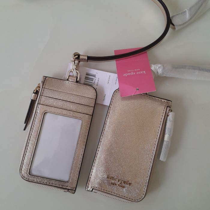 

✨Sale Card Case Lanyard Id Cameron Kate Spade Terbatas
