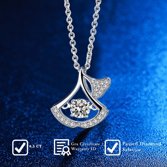 ✨Sale Moissanite Agile Fan Pendant Limited