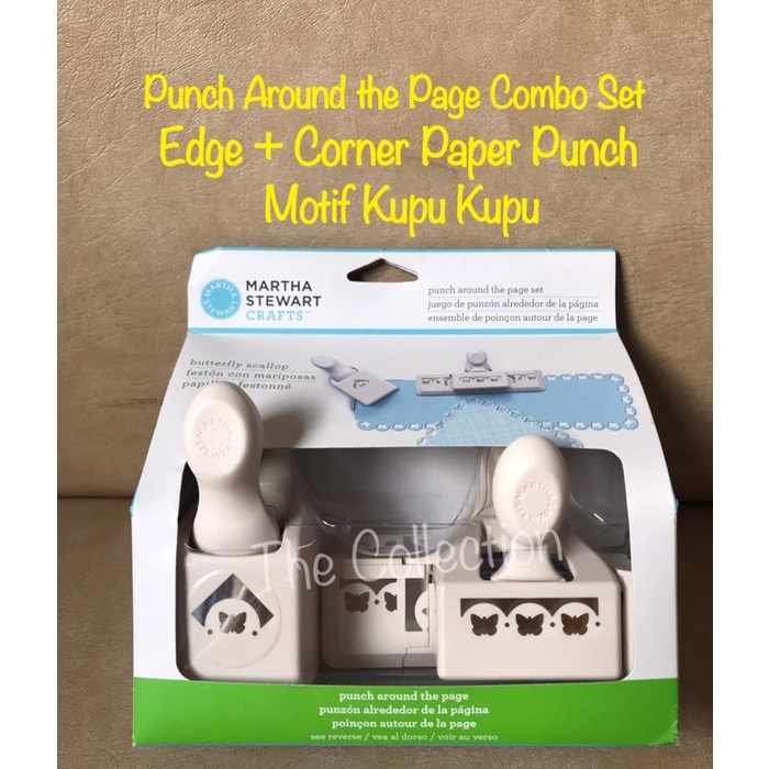 

✨Sale Cr80 2In1 EdgeCorner Punch Butterfly 42-60093 Pembolong Kertas Craft Bisa Gojek