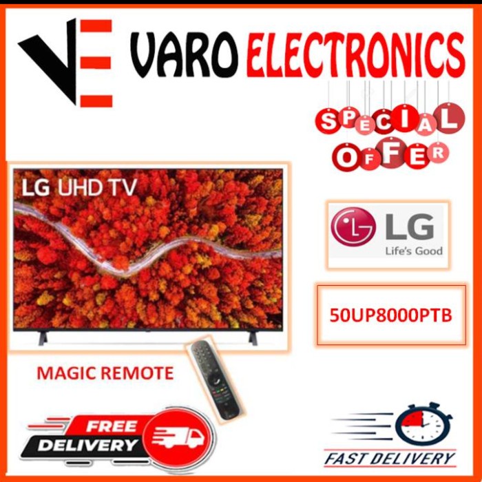 ✨Ori Lg Tv 50Up8000Ptb 50 Inch Smart Tv 4K Uhd 50Up8000 50Up Up8000 New Diskon