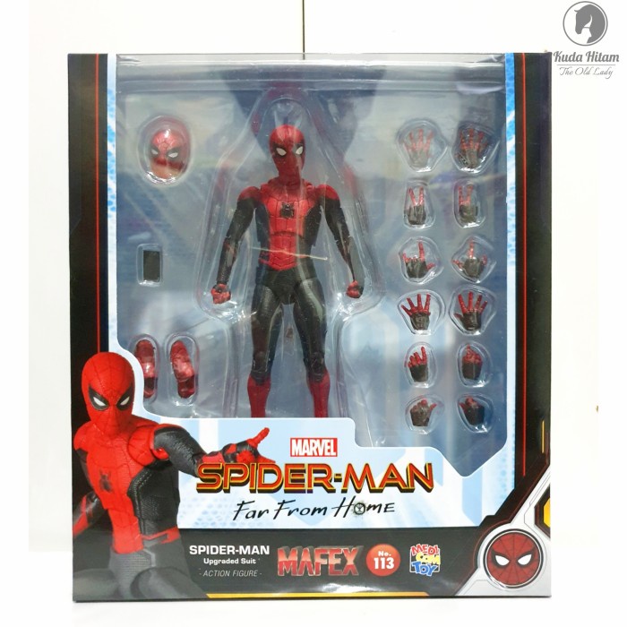 ✨New Ori Mafex 113 Spiderman Far From Home Spider Man Upgraded Suit Limited