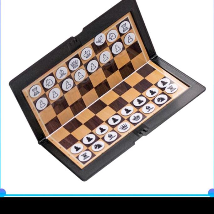 Baru papan catur peraga mini size import