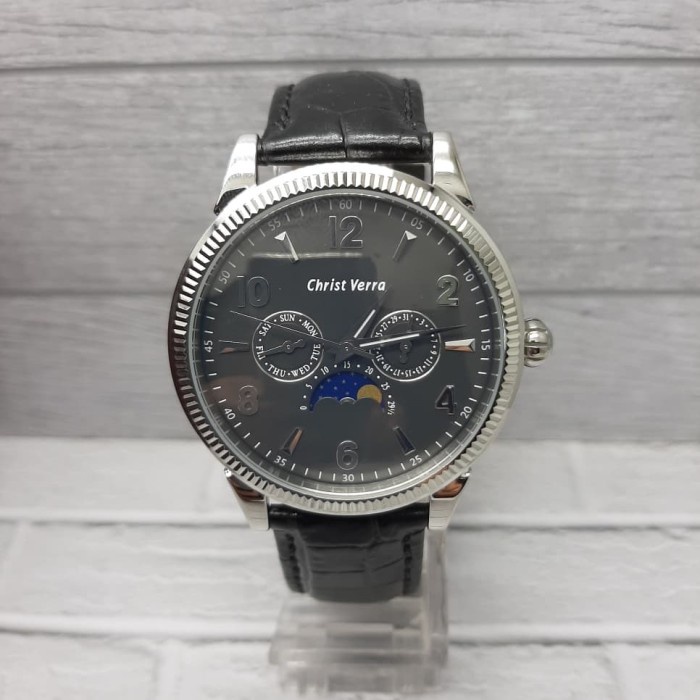 ✅Sale Christ Verra Pria Cv 31820G-21 Original  Black Silver Grey  Limited