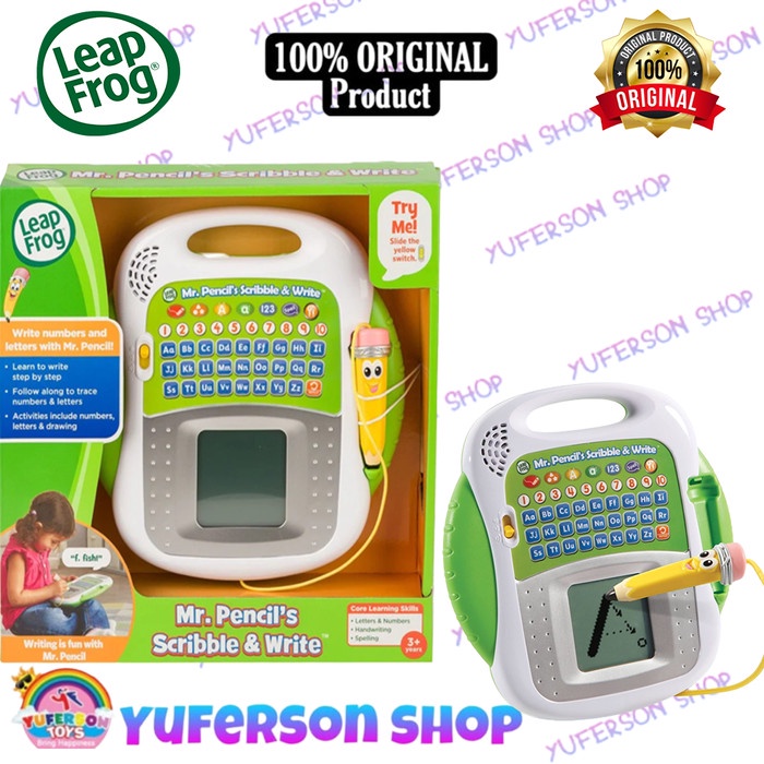 ✨Baru Leapfrog Mr. Pencil'S Scribble And Write Terbatas