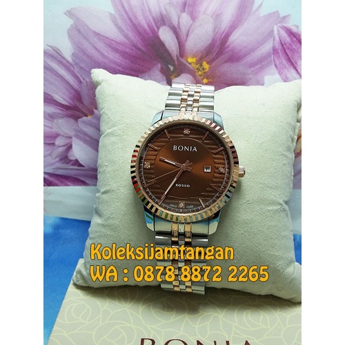 ✅Sale Jam Tangan Pria Bonia Bnb10255-1642 Kombinasi Rosegold Original Terbaru