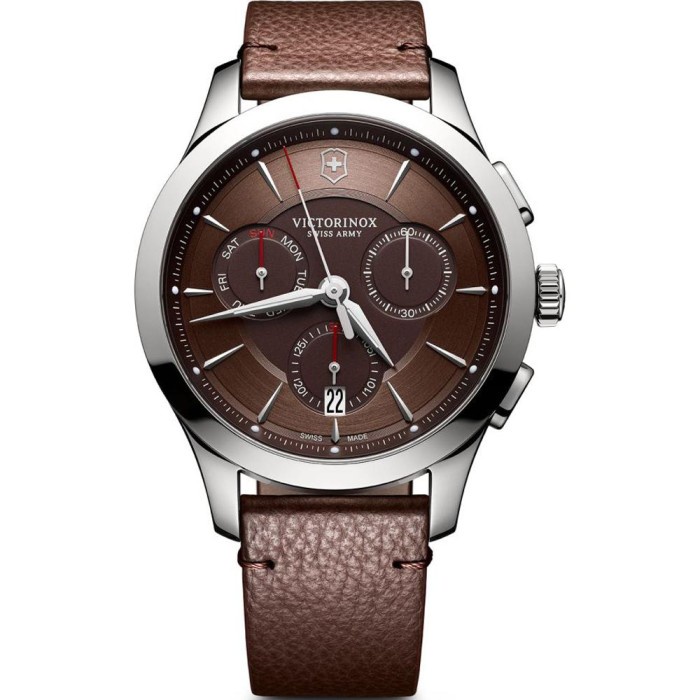 ✅Sale Victorinox Swiss Army Alliance Chronograph Leather 241749 Limited
